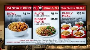 Panda Express Menu Prices Bowls, Plates, and Family Meals